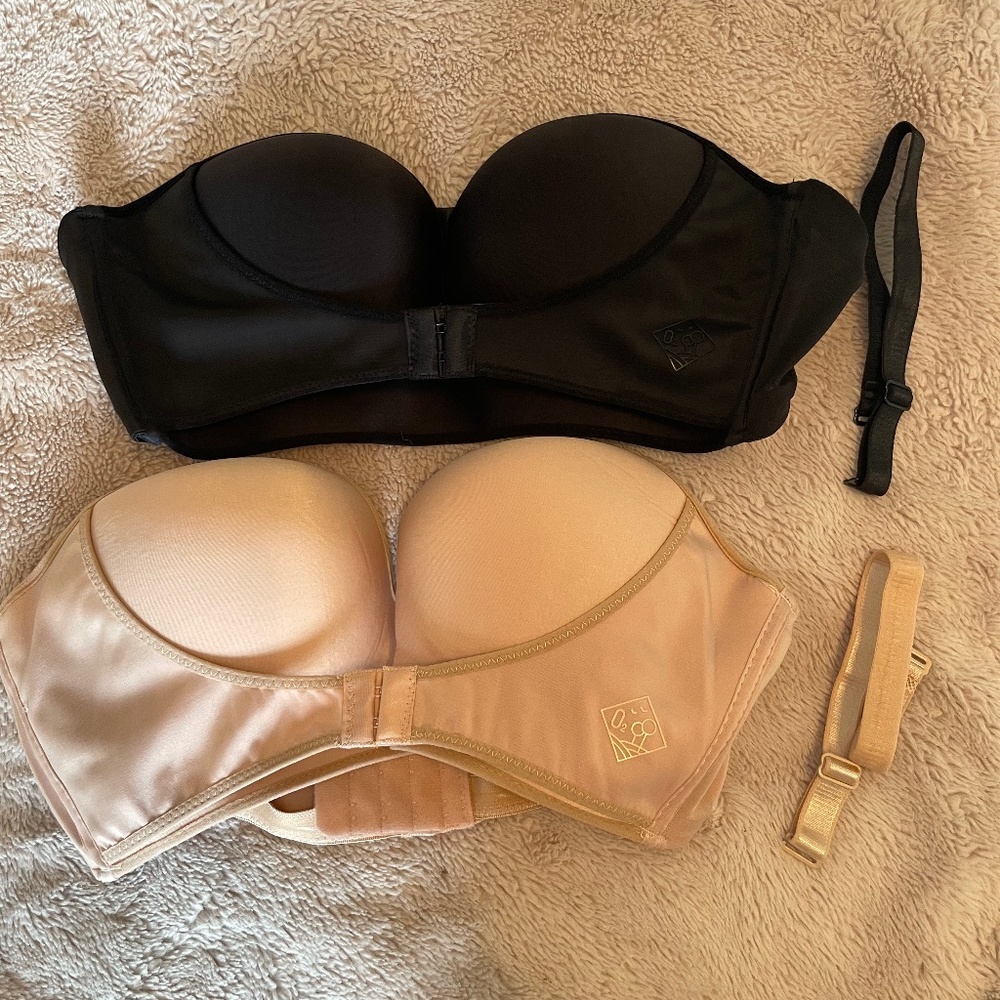 Two Magic Bra’s Strapless